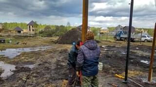 Заказать монтаж винтовых свай в Губаха - цена под ключ с доставкой от 1854 шт